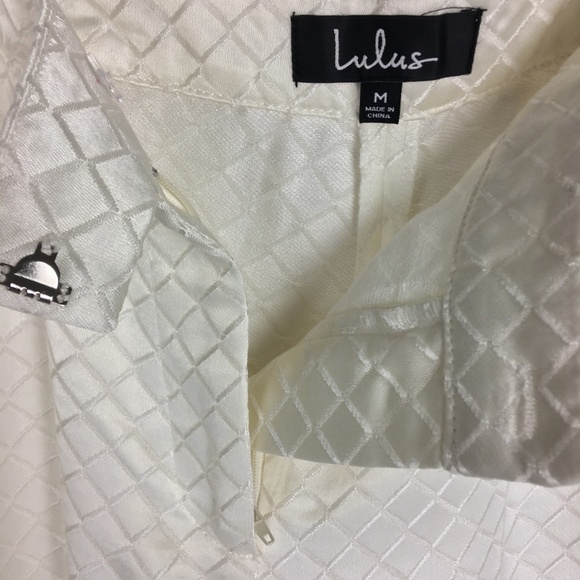 NWT Lulus Geometric Print Satin Pants #7B0391 - Picture 5 of 9